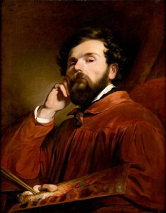 自画像 作： Friedrich von Amerling