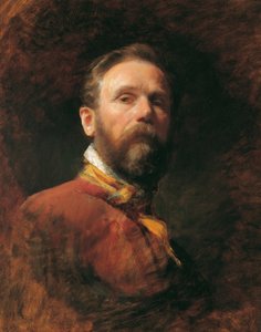 自画像 作： Friedrich von Amerling