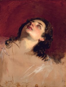 女性の頭の研究 作： Friedrich von Amerling