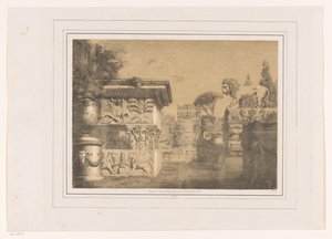 アンティーク要素を取り入れた建築ファンタジー 作： Friedrich von Gärtner