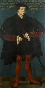 東ドンゲラディールの主任治安判事、ロプタのワープの肖像 作： Friese School 1542