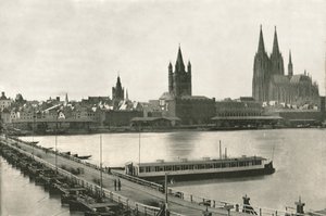 ケルン、ドイツ、1895。 作： Frith and Co