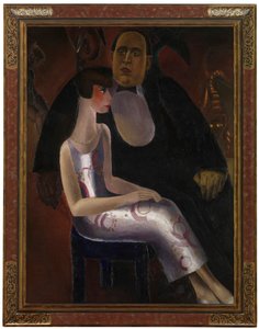 ポール＝ギュスターヴ・ヴァン・ヘッケと妻ノリネの肖像 作： Frits van den Berghe