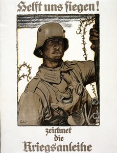 勝ちましょう！戦争の絆を描く、パブ。ミュンヘン、1917 作： Fritz Erler