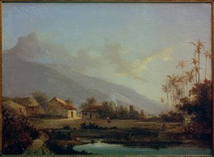 熱帯の風景 作： Fritz Melbye