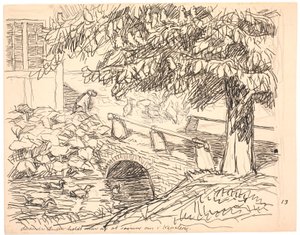 他のアヒルは... 作： Fritz Syberg