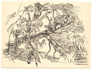 水上の枝 作： Fritz Syberg