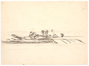 農場のある風景 作： Fritz Syberg
