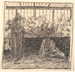 死の温室の母と死 作： Fritz Syberg