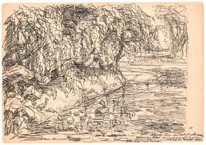 翌日は恵まれた好天に・・・。 作： Fritz Syberg