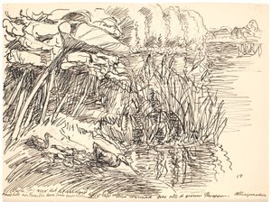 翌日は恵まれた好天に・・・。 作： Fritz Syberg