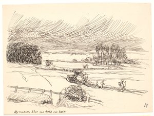 そして冬はとても寒くなりました 作： Fritz Syberg