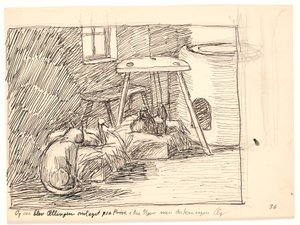 そして、アヒルの子は裁判にかけられました... 作： Fritz Syberg