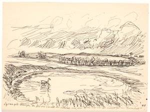 そして、アヒルの子は去りました... 作： Fritz Syberg