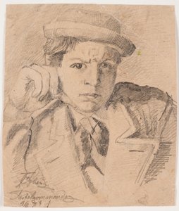 自画像 作： Fritz Syberg