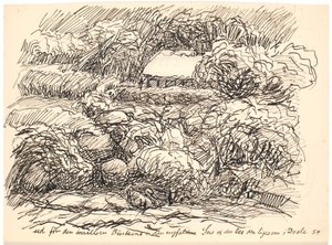 茂みの間を越えて… 作： Fritz Syberg