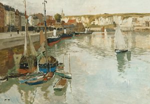 ディエップ、1894年頃 作： Frits Thaulow