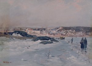 ティヴォルメンから 作： Fritz Thaulow