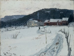 グリーニ、アッパー マヤ ファーム 作： Fritz Thaulow