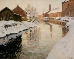 ライサカー川 作： Fritz Thaulow
