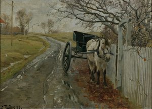 医者の馬 作： Fritz Thaulow