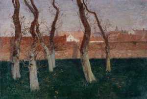 ウォールドガーデン、1893 作： Frits Thaulow
