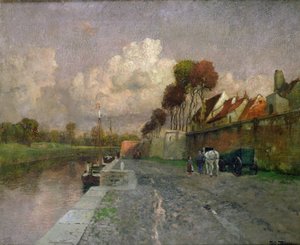 不明な画像 作： Frits Thaulow