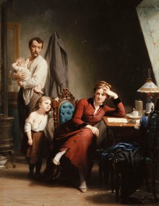 詩人、1880 作： Fritz Zuber Buhler