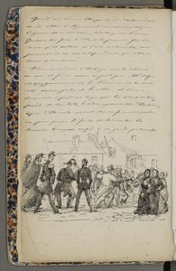 フリッツ・フォン・ダーデルが描いた「Voyage en Norvège 1856」というタイトルのイラストは、国立図書館の個人アーカイブから引用したものです。 作： Fritz von Dardel