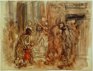 賢者の礼拝 作： Fritz von Uhde