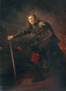 俳優のアロイス・ウォルマスがリチャード三世を演じた。 作： Fritz von Uhde