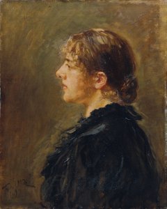 アーティストの娘 作： Fritz von Uhde