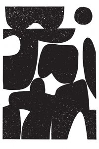 現代の抽象的な人物像