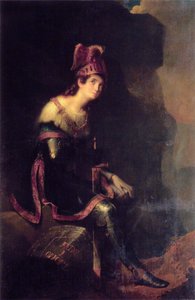 タンクレディの癖にあるプリンセスジナイダアレクサンドロフナヴォルコンスカヤ1792-1862の肖像 作： Fyodor Antonovich Bruni