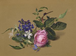 バラの枝のカブトムシ 作： Fyodor Petrovich Tolstoy