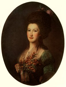 伯爵夫人JVサンティの肖像、1785年、1965年。 作： Fyodor Rokotov