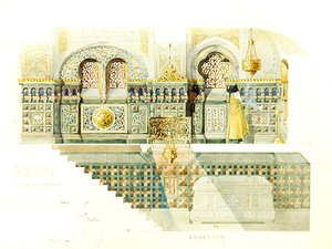 ダニロフ修道院（モスクワ）のラピン家の金庫のデザイン 作： Fyodor Shekhtel
