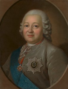 一般伯爵ニキータ イワノビッチ パニン 1718-1783、1770 年代の肖像。 作： Fyodor Stepanovich Rokotov