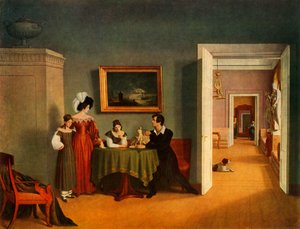 「家族の肖像」、1830年、1965年。 作： Fyodor Tolstoy