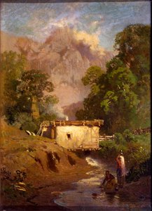 「クリミアの風景」、19 世紀のロシア絵画