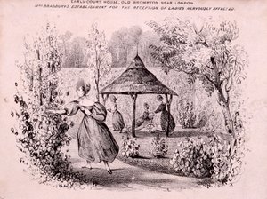 アールズ コート ハウス、ブロンプトン、ロンドン、c1850 作： GE Madeley