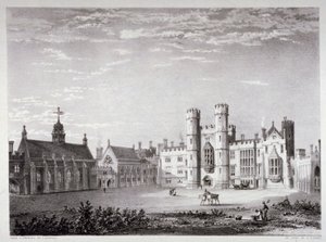 ランベス宮殿、ロンドン、c1830 作： GF Bragg