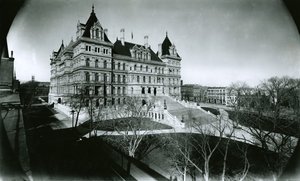 国会議事堂の建物、アルバニー、ニューヨーク 作： G.P. Hall und Sohn