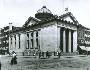 ニューヨーク貯蓄銀行（ゼラチンシルバー写真） 作： G.P. Hall und Sohn