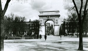 ワシントンアーチ、ワシントンスクエアパーク、ニューヨーク市 作： G.P. Hall und Sohn