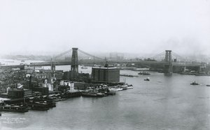 ウィリアムズバーグ橋、1909 作： G.P. Hall und Sohn