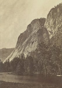 下から見た氷河岩、186699。 作： G. Fagersteen