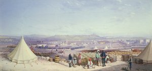 マルタのサンアントニオにある大砲と騎兵隊のキャンプ 作： G. Gianni