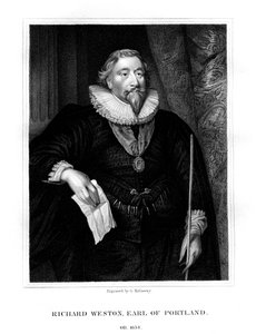 リチャードウェストン、初代ポートランド伯爵、1825年。 作： G. Kellaway