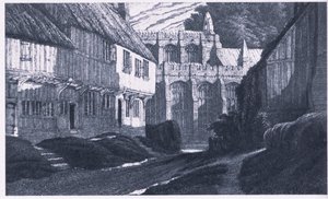 Clavering Essexの思い出（カラーリトグラフ 作： G. L. Grigg